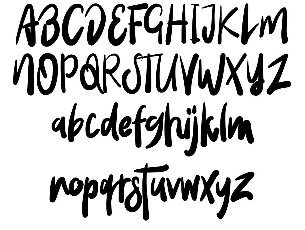Wowi Typeface 字形 标本