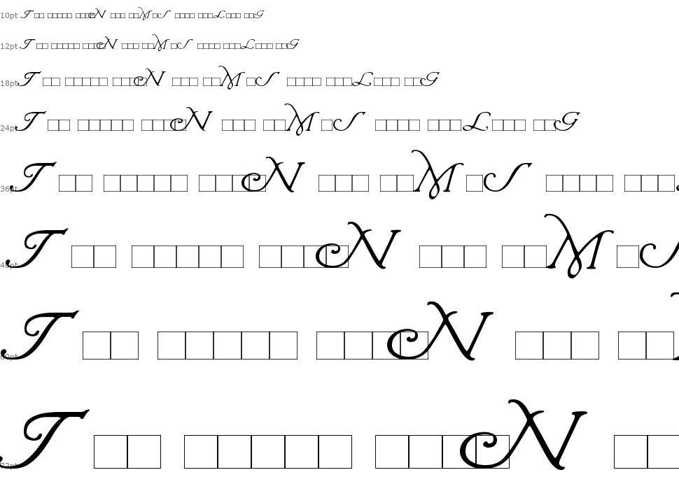 Wrenn Initials font Şelale
