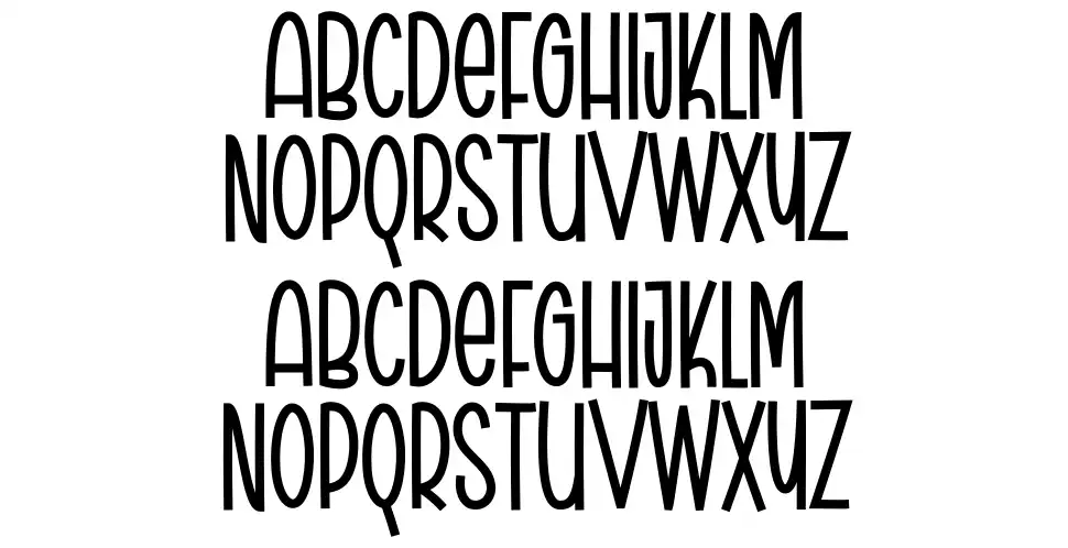 Writing Book font specimens