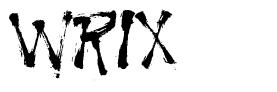 Wrix font