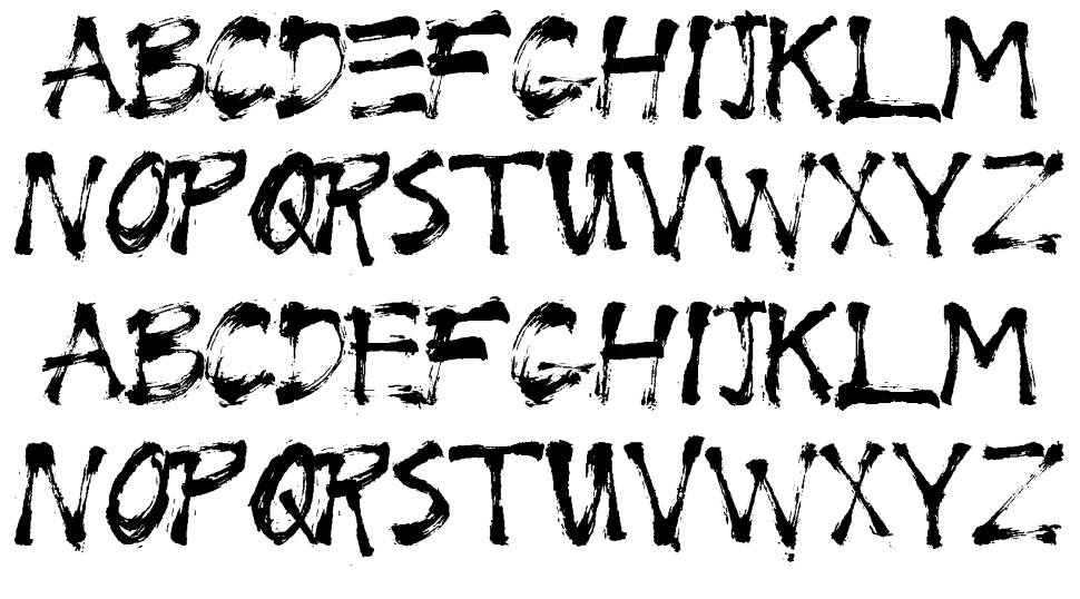 Wrix 字形 标本