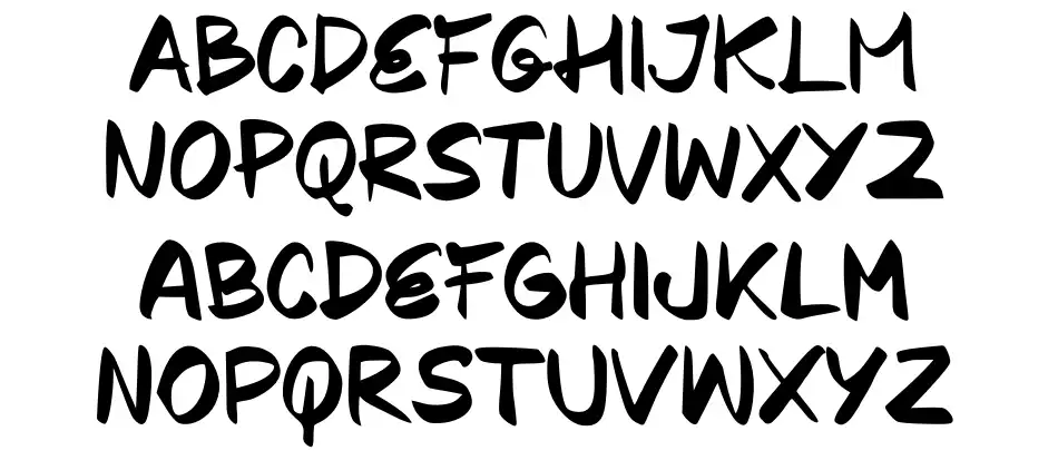 Wrongz Specimen Wrongzfont specimens