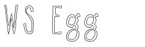 WS Egg шрифт