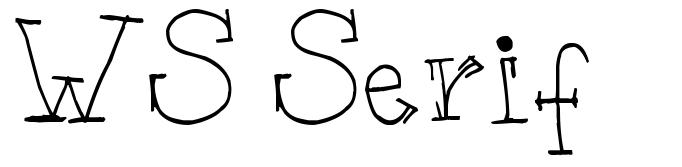 WS Serif шрифт