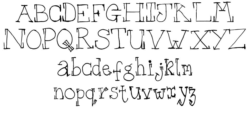 WS Serif font specimens