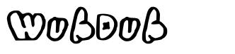 WubDub font