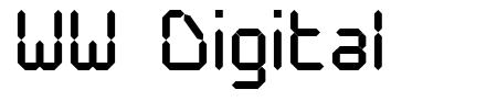 WW Digital шрифт
