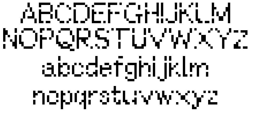 WWareTypeB 字形 标本
