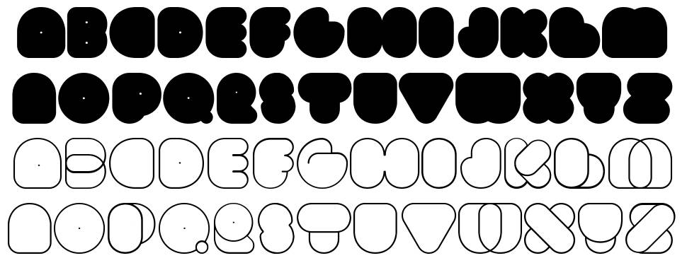 www.happyloverstown.eu DiscoFat font specimens