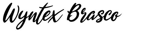 Wyntex Brasco font