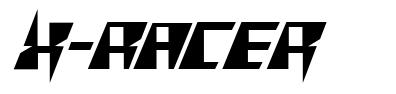 X-Racer шрифт