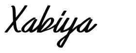 Xabiya font