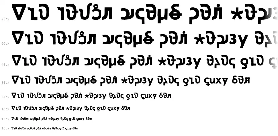 Xara Sans Kanis Waterfall Xara Sans Kanisfont waterfall