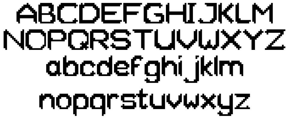 Xeliard 字形 标本