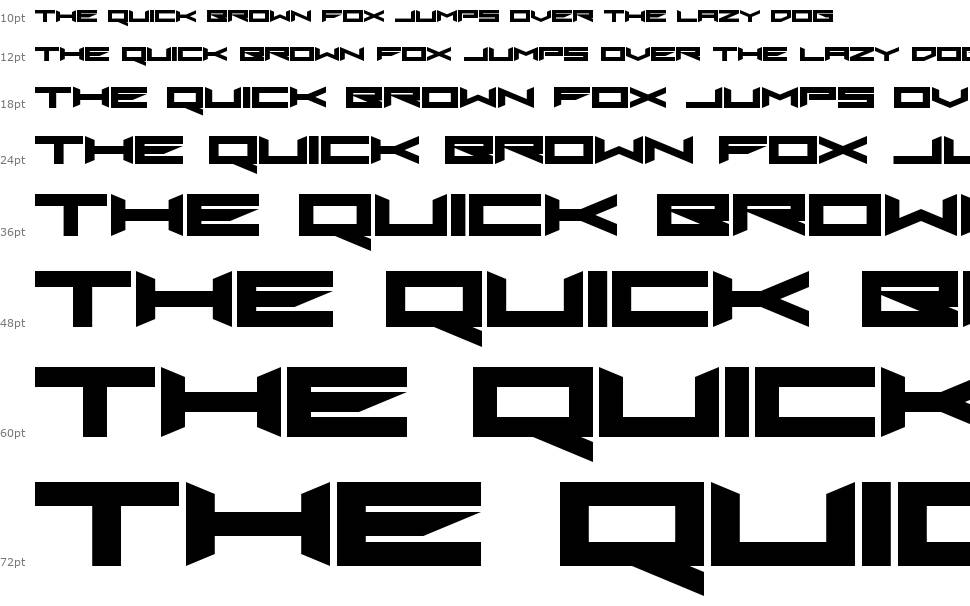 Xero's Proof font Şelale