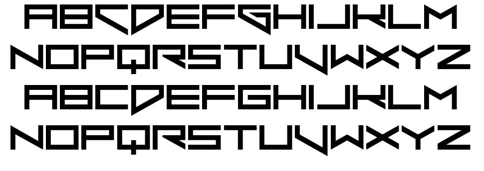 Xero's Punishment 字形 标本