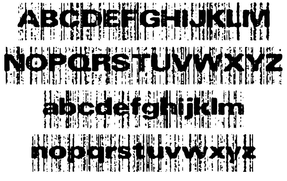 Xerox Malfunction font