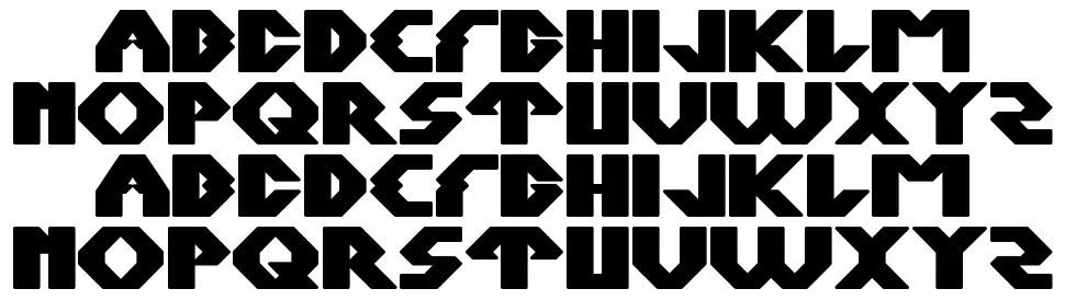 Xerxes font specimens