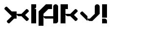 Xiaku! шрифт