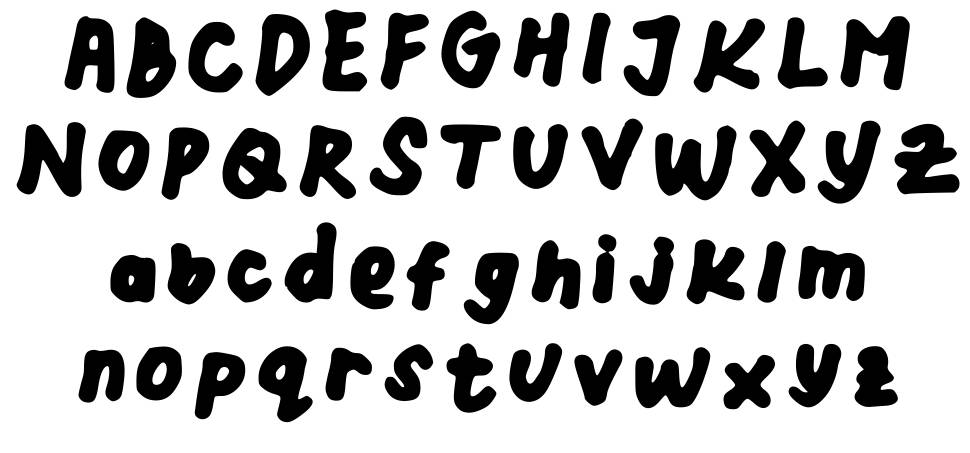 Xiano font Örnekler