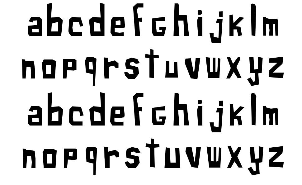 Xilo Sans font specimens