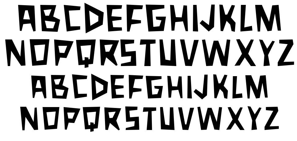 Xilosa font Örnekler