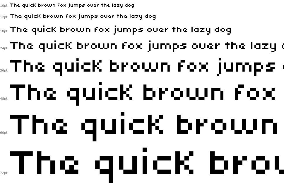 Xpaider Pixel Explosion 01 font Waterfall