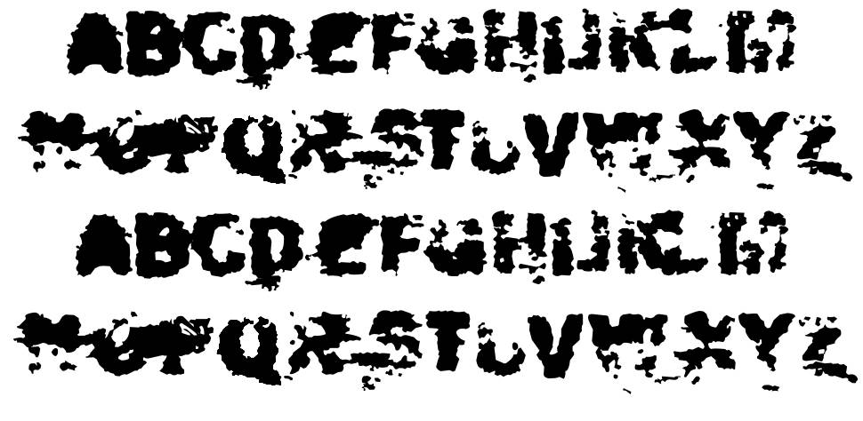 Xposed font specimens