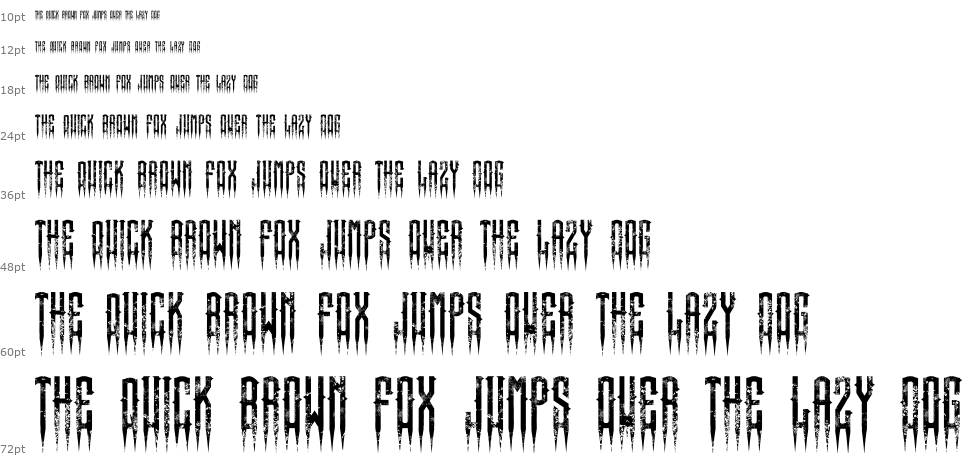 XSpiked font Şelale