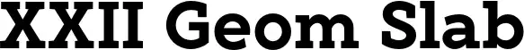 XXII Geom Slab