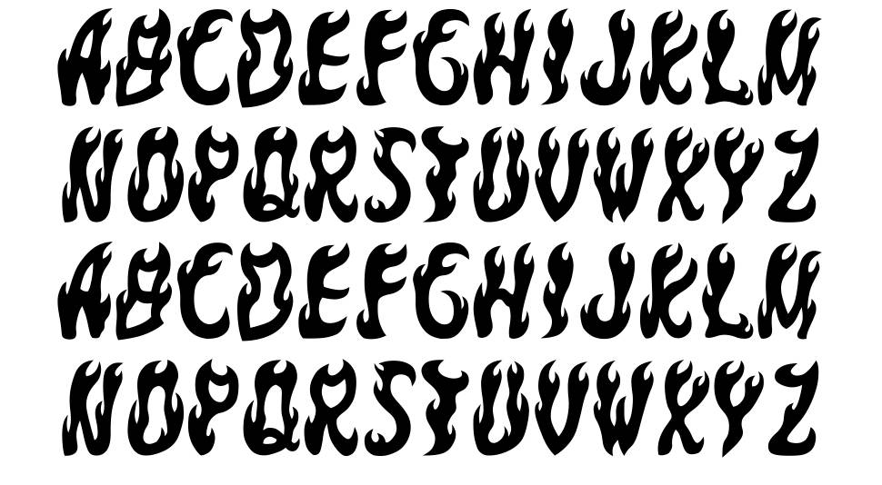 Yaki Goma font Örnekler