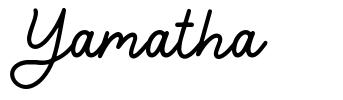 Yamatha шрифт