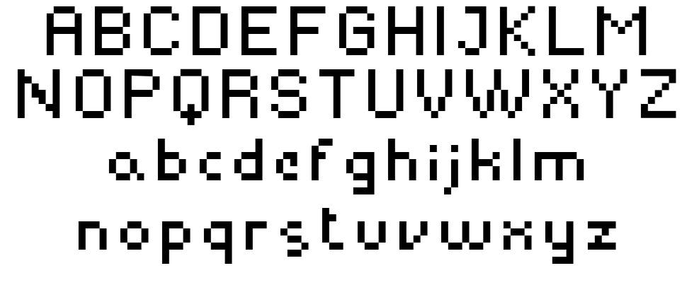 Yapix font Örnekler