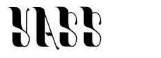 Yass шрифт