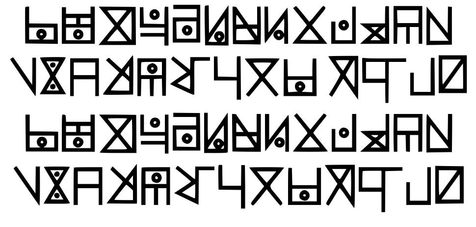 Yelekish Font písmo