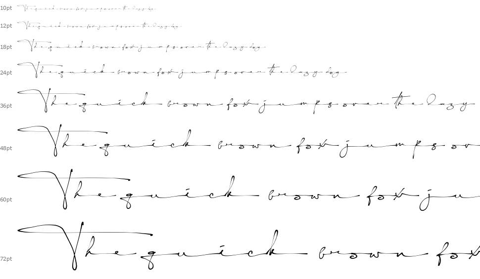 Yellova Signature font Şelale