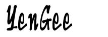 YenGee шрифт