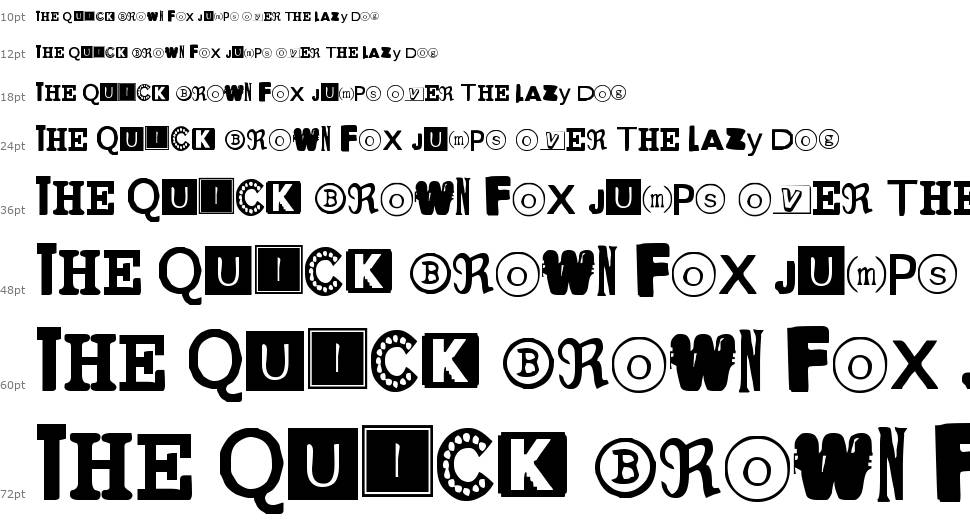Yet Another Ransom Note font Şelale