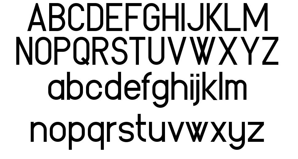 Yetimology font Örnekler
