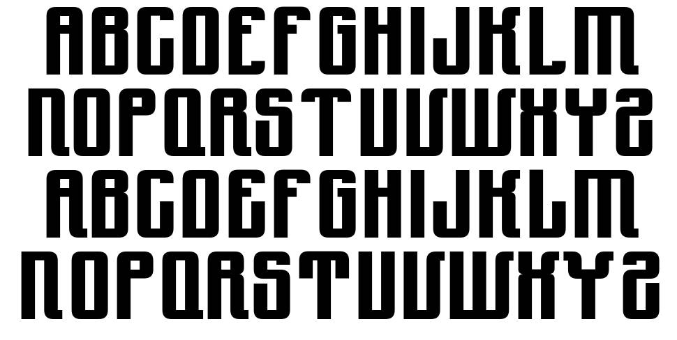 Yndu font specimens