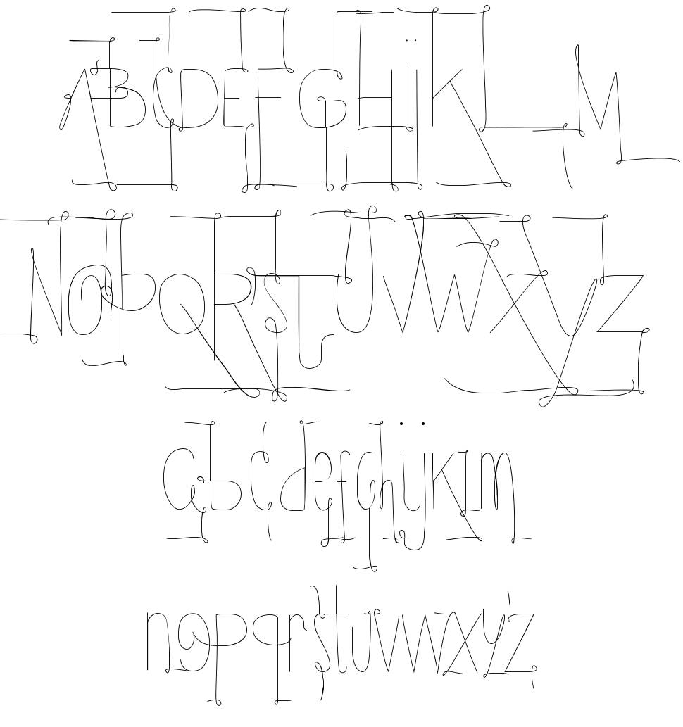 YolAsm font Örnekler