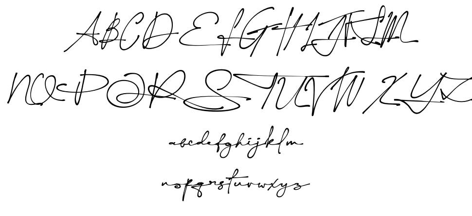 Yonitta Signature font