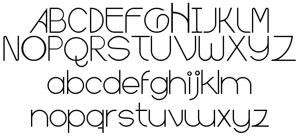 Yonna font specimens