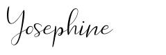 Yosephine 字形