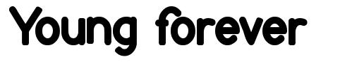 Young forever font