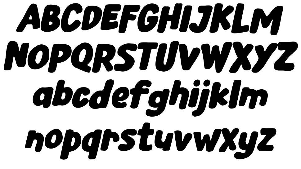 Youngster font specimens