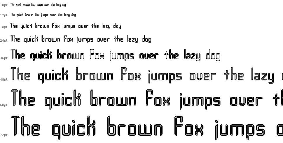Your Complex font Waterfall