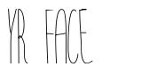 Yr Face font