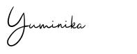 Yuminika font