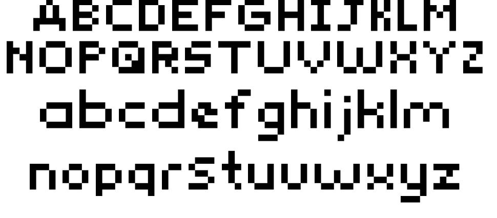 Yunapixel font Örnekler